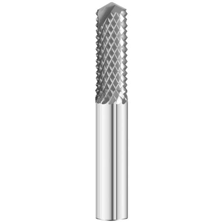 Fullerton Tool 2600 Matrx Burr Routers, RH Spiral, Style D - 135 Degree Drill Point, 1/8 26128